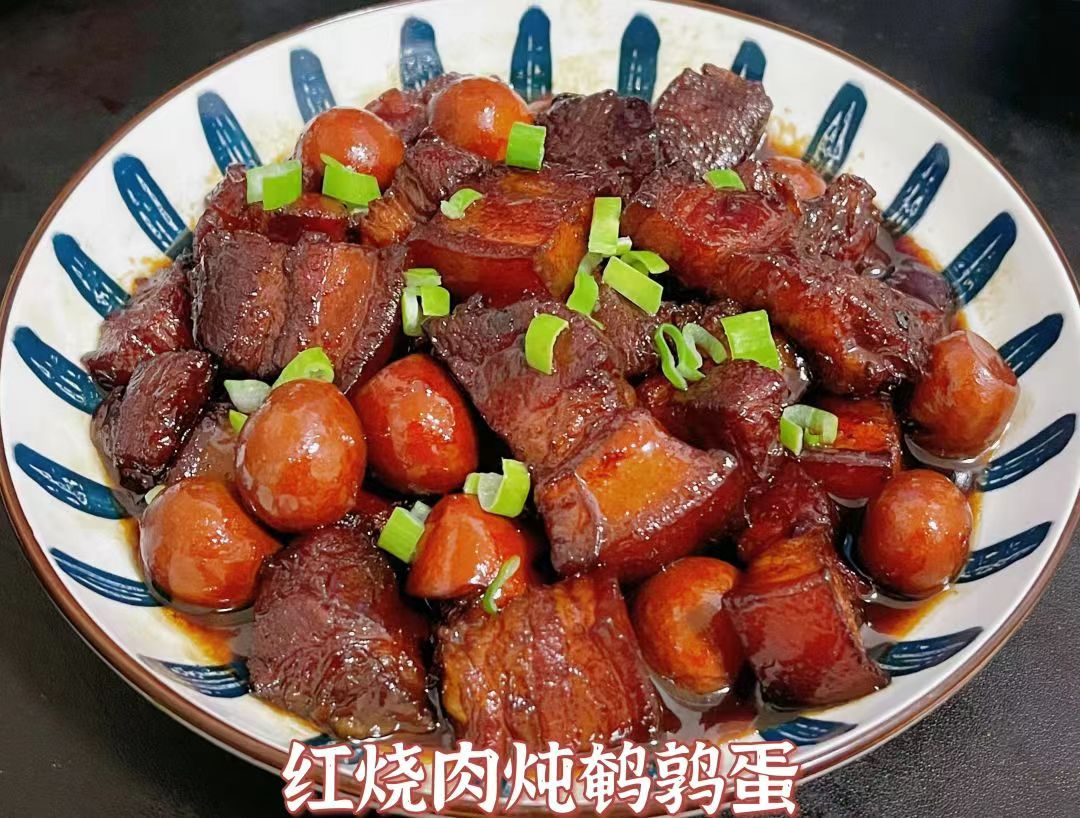 红烧肉肥而不腻，皮香肉糯，鹌鹑蛋超级入味，妥妥的米饭杀手！129 作者:嚯嚯嚯嚯 帖子ID:113888 肥而不腻,香肉,鹌鹑蛋,超级,入味