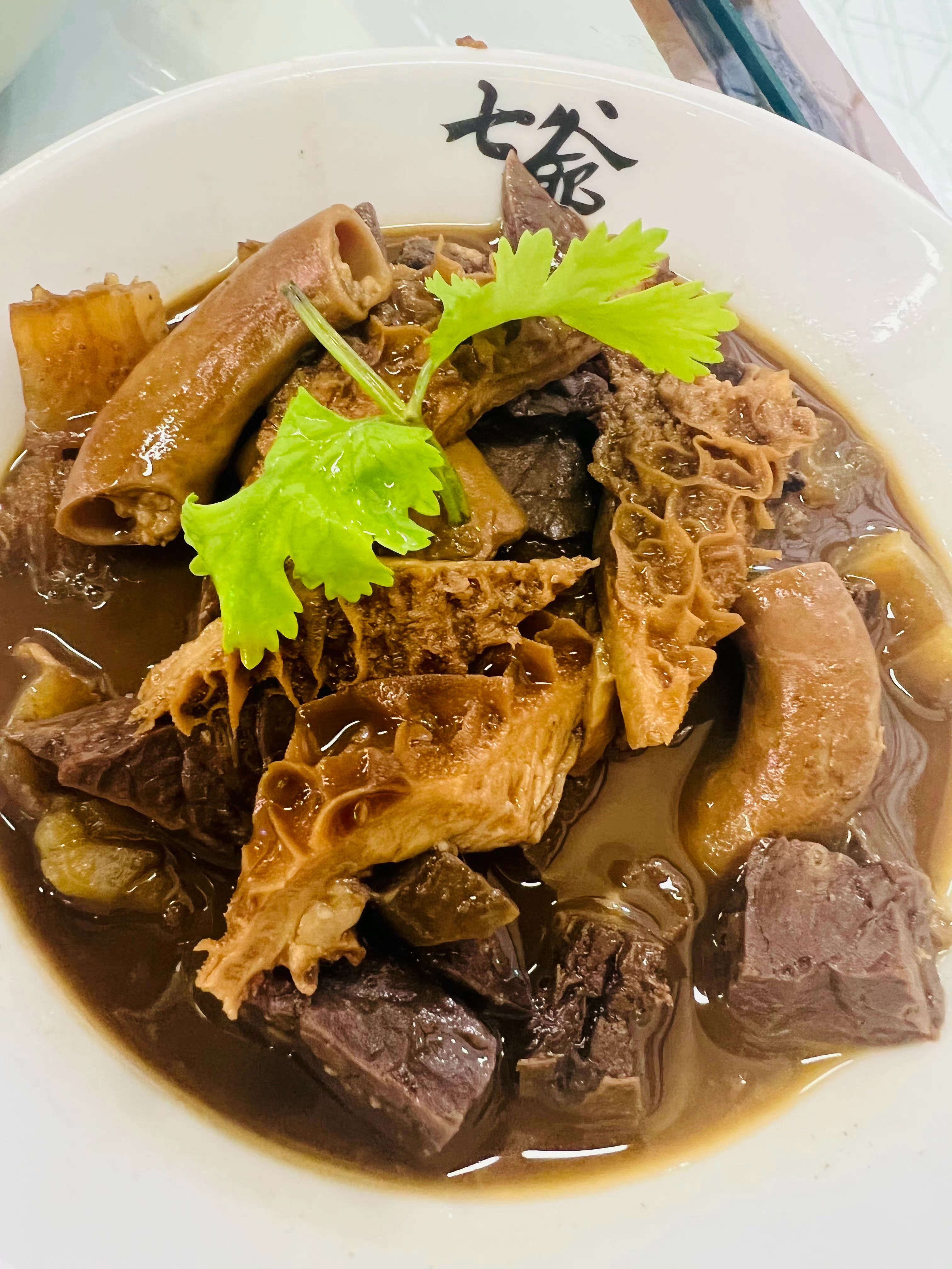 打卡固安七爷牛肉面，你见过这么大块的牛肉么？8231 作者:李温柔 帖子ID:93069 打卡,固安,七爷,牛肉面,见过