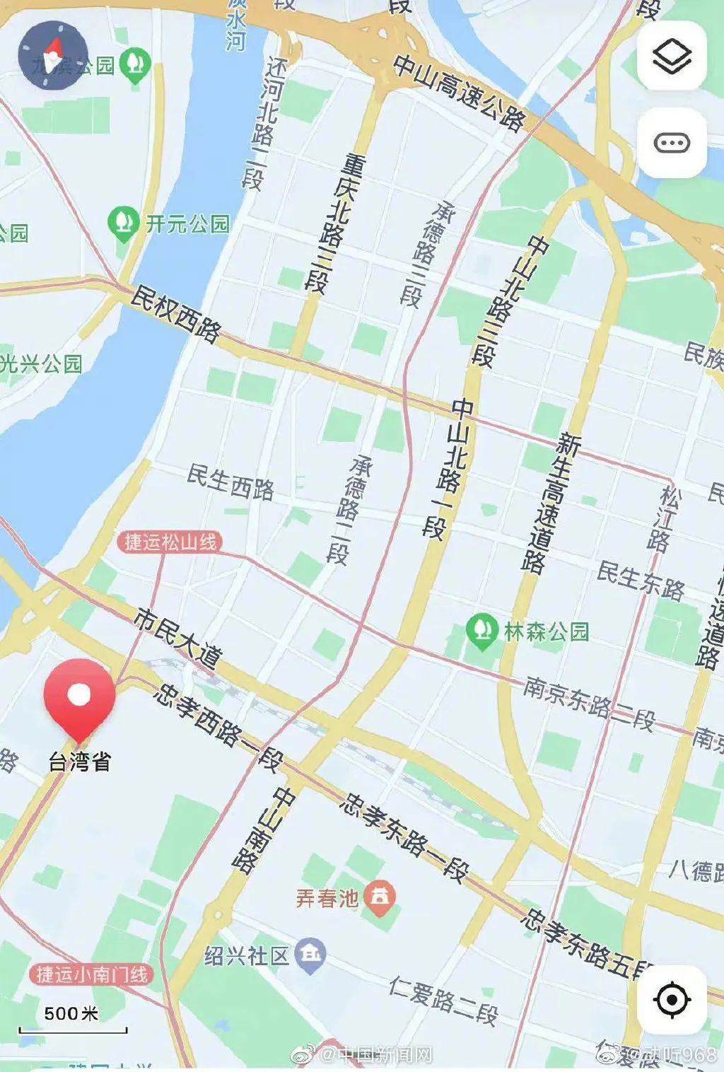 “地图已可显示台湾省每个街道”7730 作者:峰华花园 帖子ID:106903 地图,显示,台湾,台湾省,每个