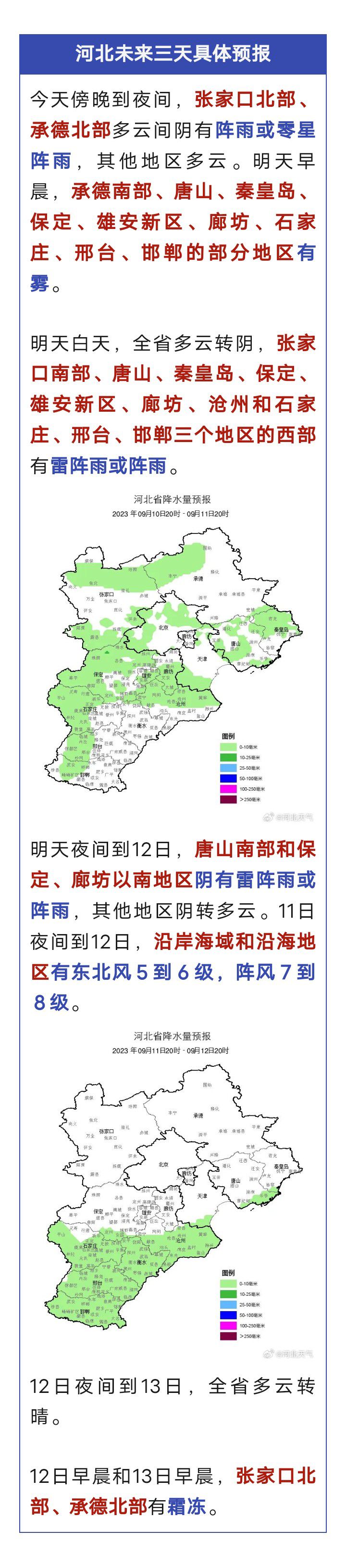 雷雨+霜冻！明早有雾！河北未来三天8107 作者:峰华花园 帖子ID:245461 雷雨,霜冻,明早,河北,未来