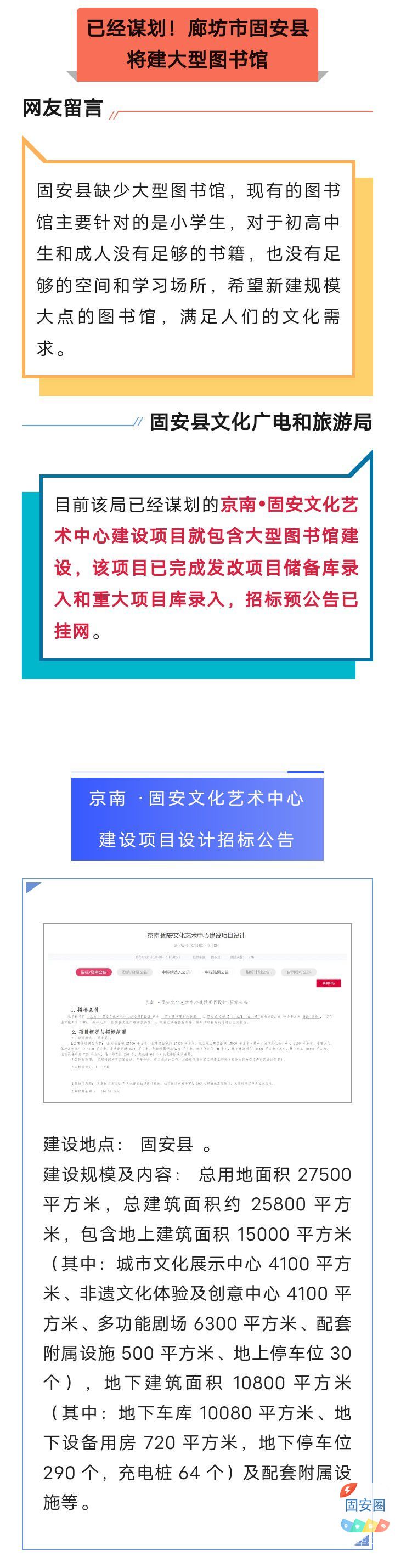 最新消息，固安将建设大型图书馆4404 作者:峰华花园 帖子ID:308100 最新,最新消息,消息,建设,大型