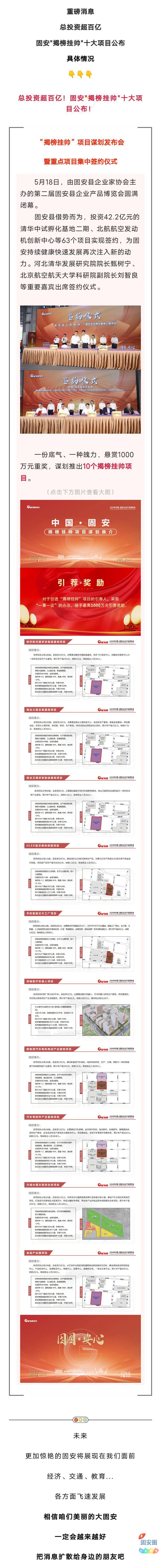 重磅消息！总投资超百亿元！固安10大项目信息公布！具体4960 作者:峰华花园 帖子ID:311076 消息,总投资,投资,百亿,亿元